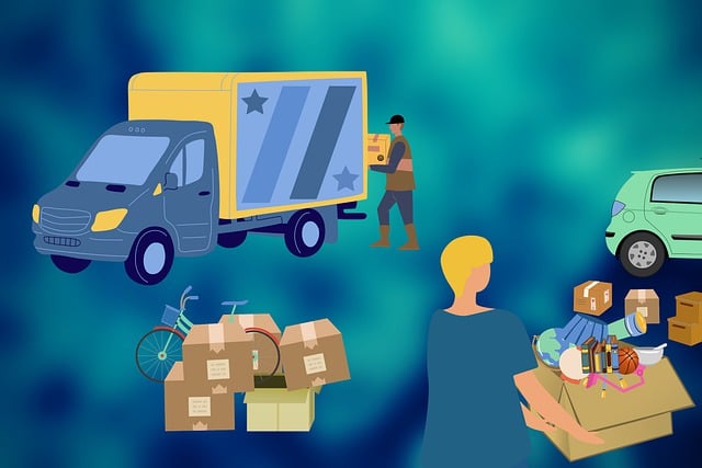 průběh stěhování